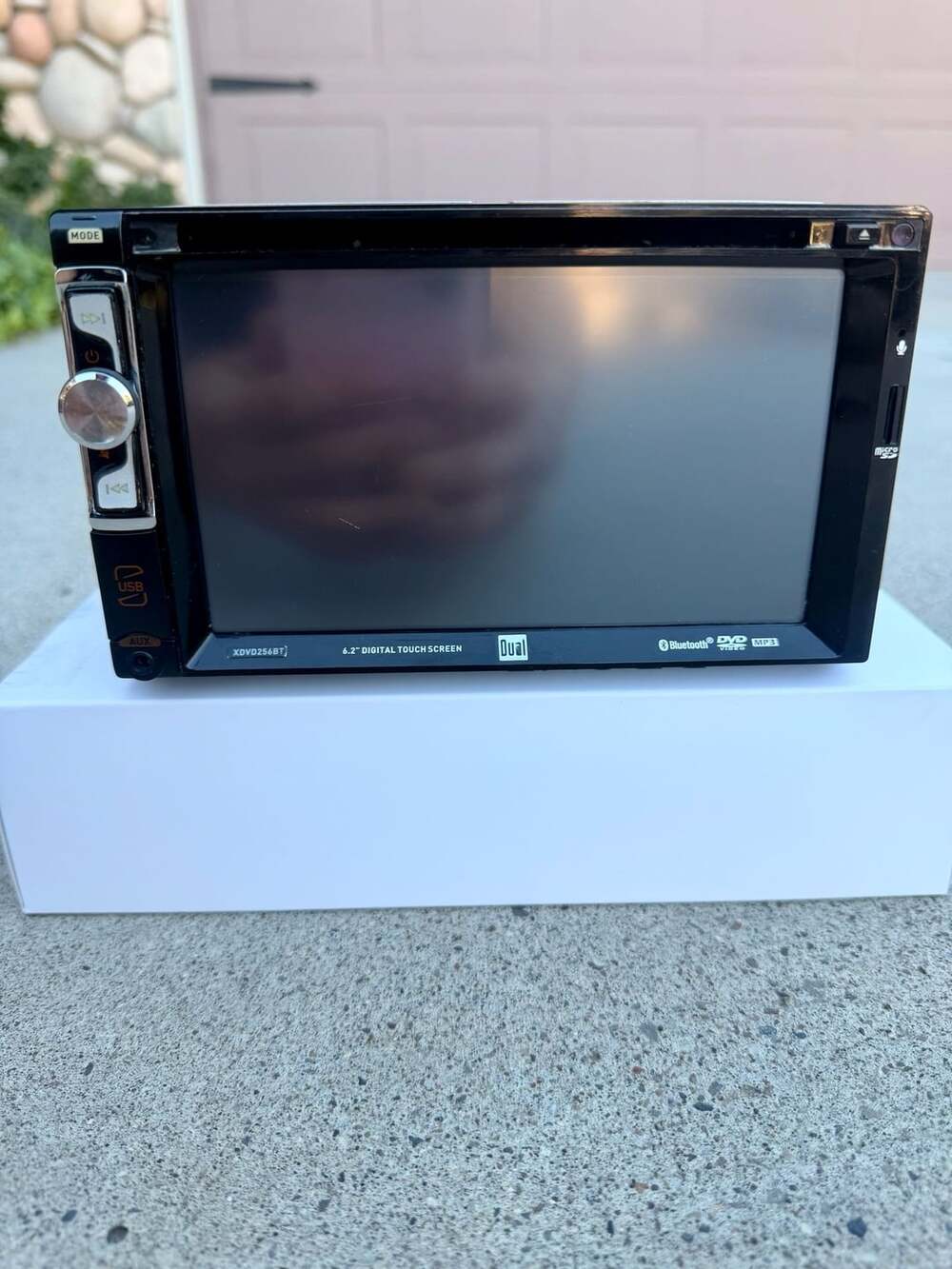 Dual XDVD256BT 6.2” Double DIN Touchscreen Car Stereo Bluetooth DVD USB